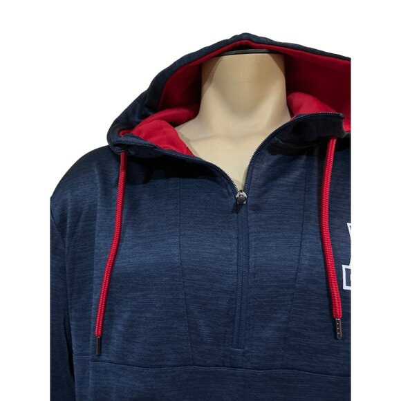 Arizona Wildcats Men’s Performance Hoodie Large New Navy Blue - Picture 4 of 6